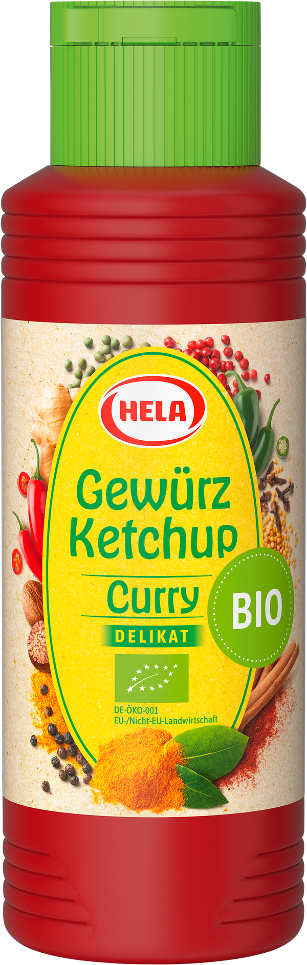 Bio Hela Gewürz Ketchup Curry delikat 300ml