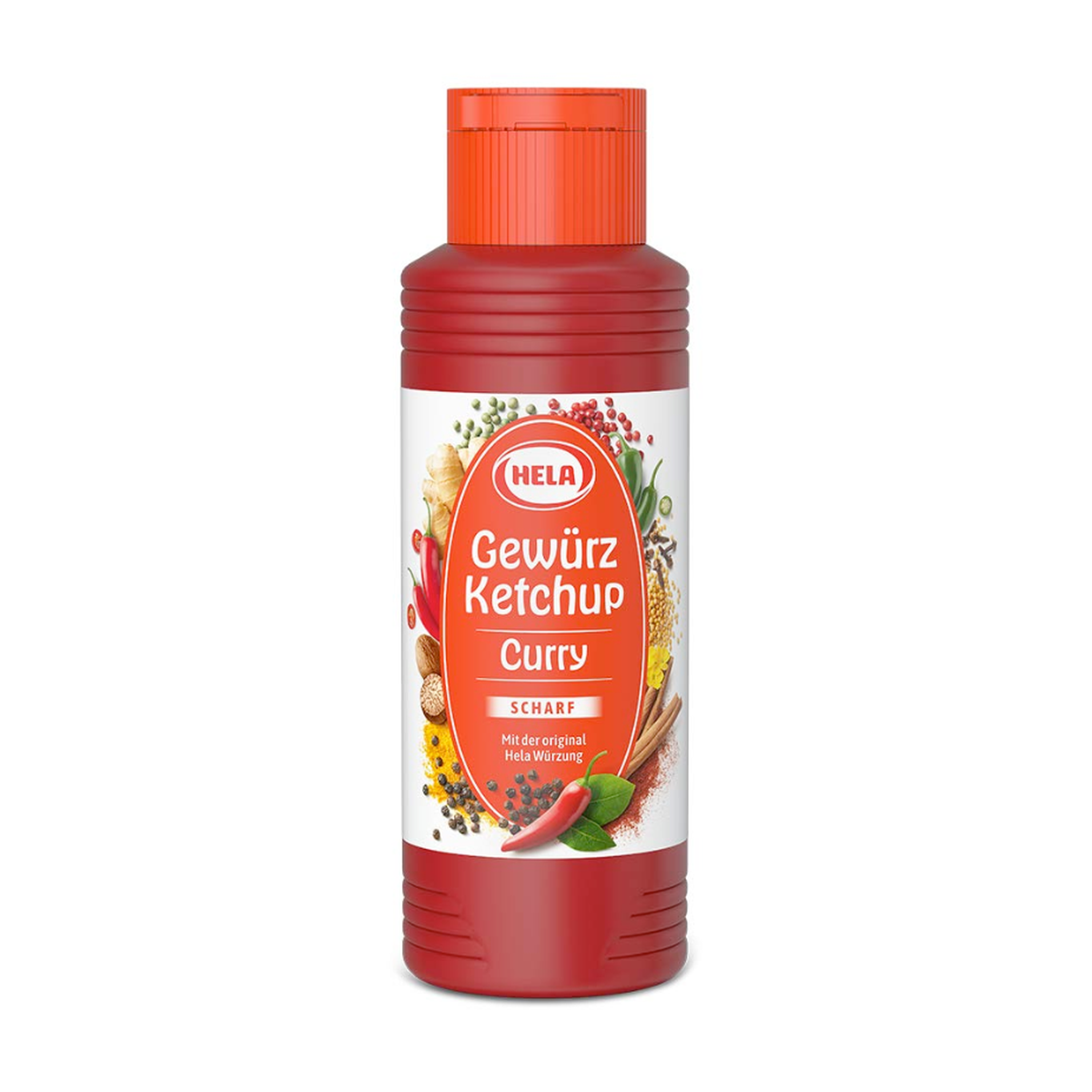 Hela Gewürz Ketchup Curry leicht scharf 150ml