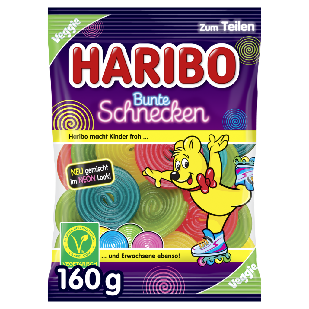 Haribo Bunte Schnecken 160g