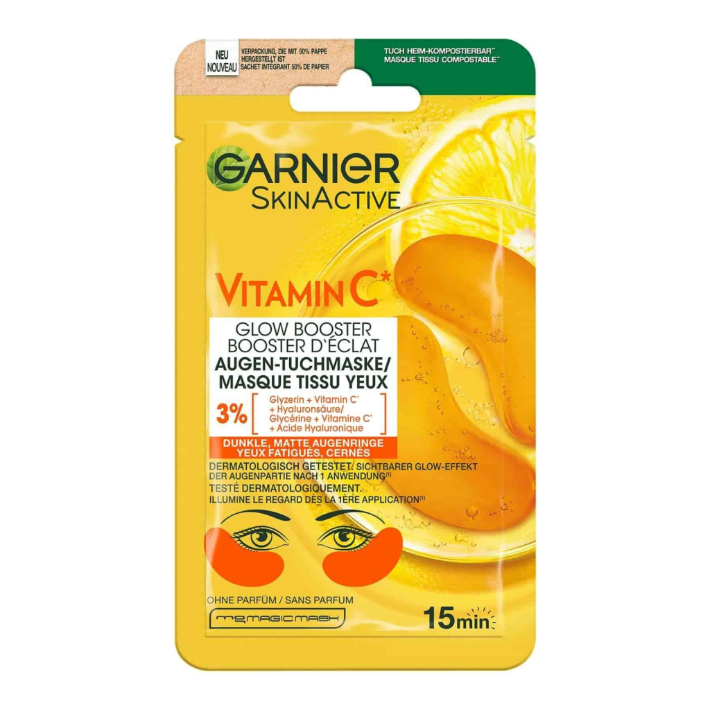 Garnier Tuchmaske Vitamin C Augen 5g