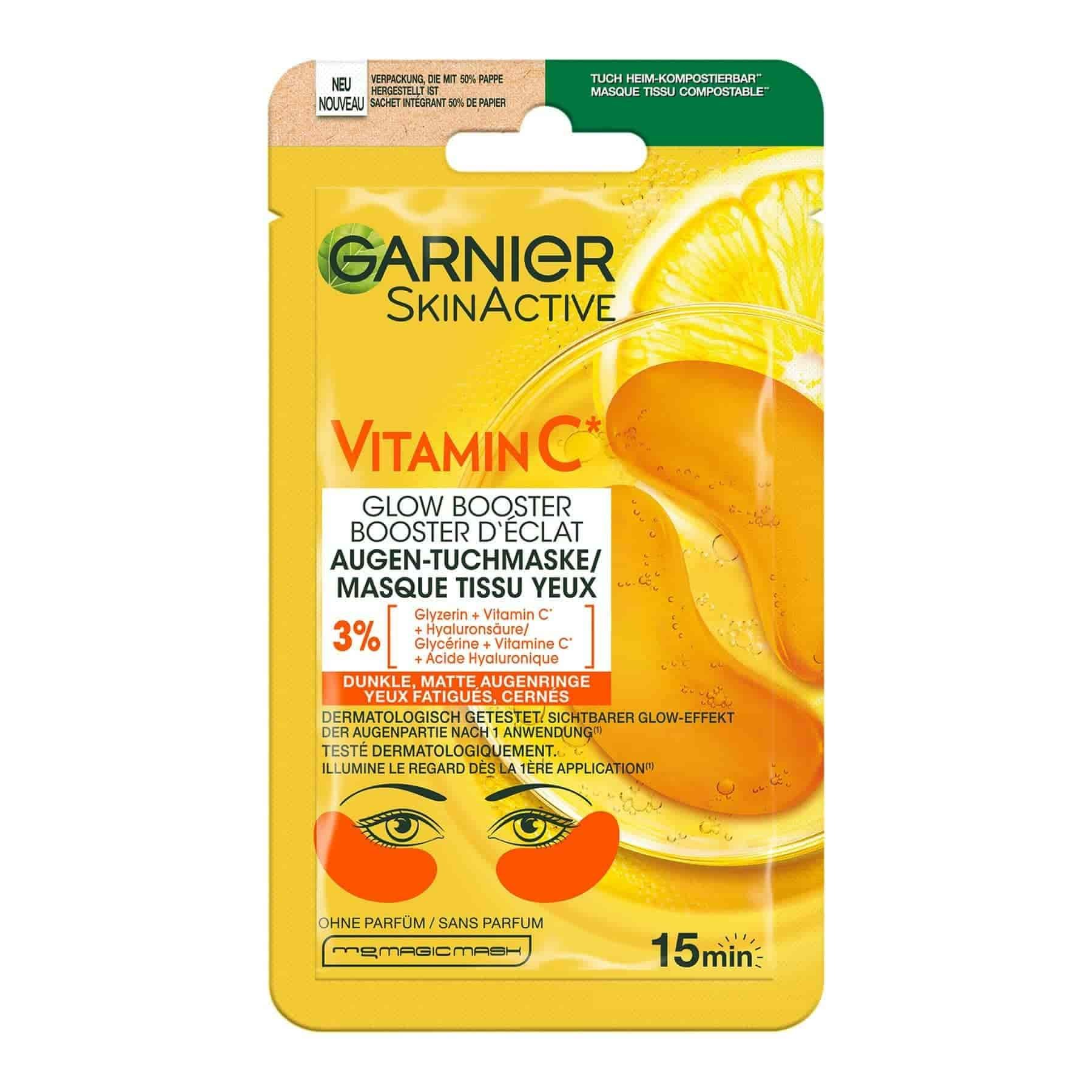 Garnier Tuchmaske Vitamin C Augen 5g