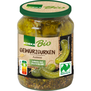 Bio EDEKA Gewürzgurken 670g