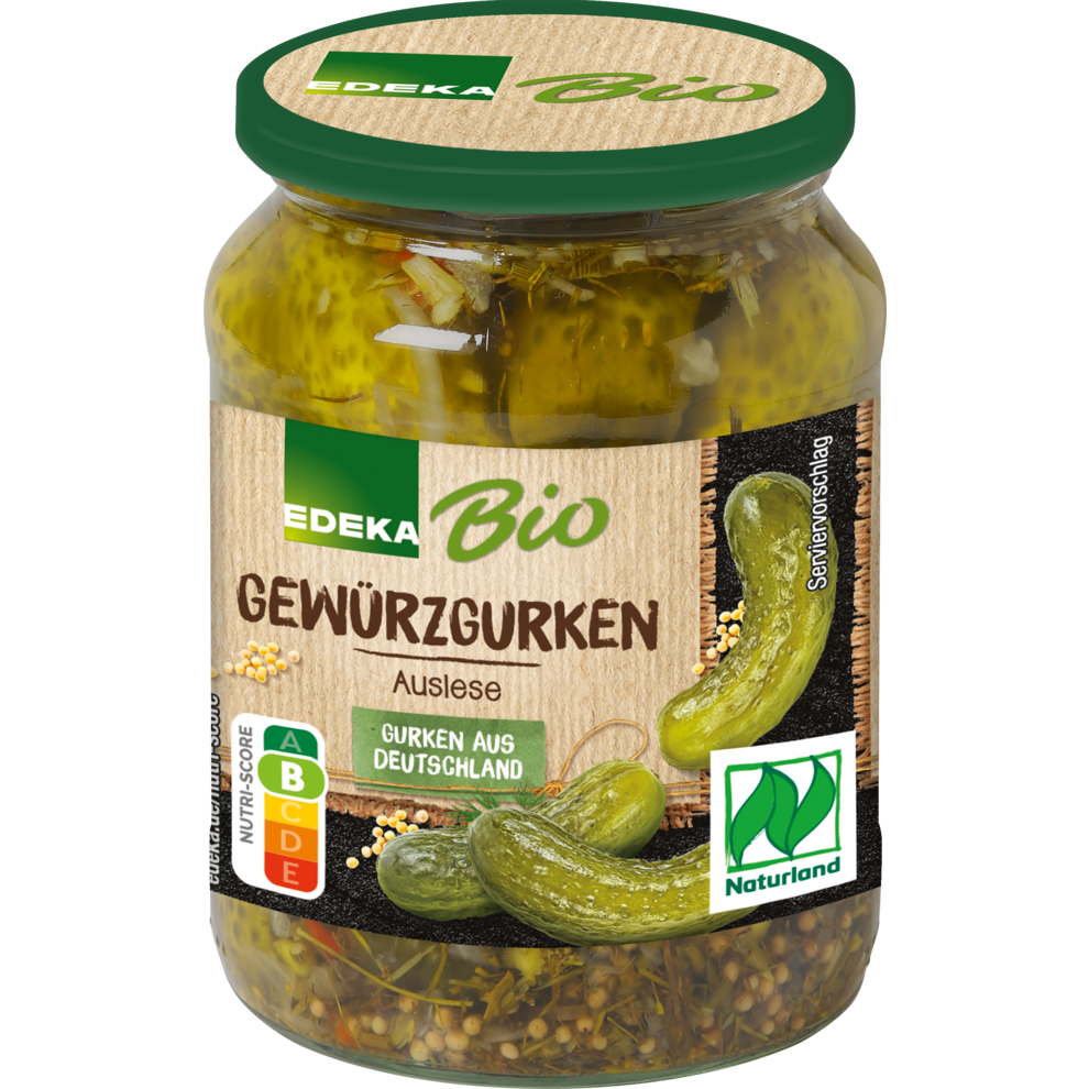 Bio EDEKA Gewürzgurken 670g