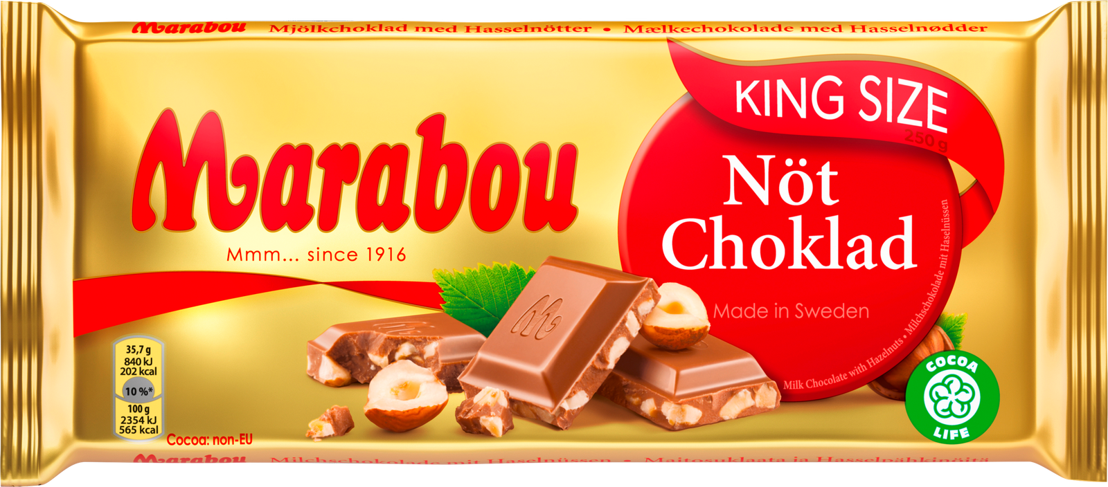 Marabou Tafel Vollmilch-Nuss 220g