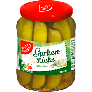 GUT&GÜNSTIG Gurkensticks 670g