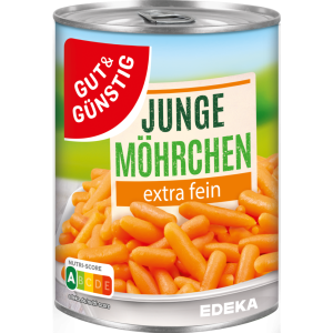 GUT&GÜNSTIG Möhren extra fein 400g