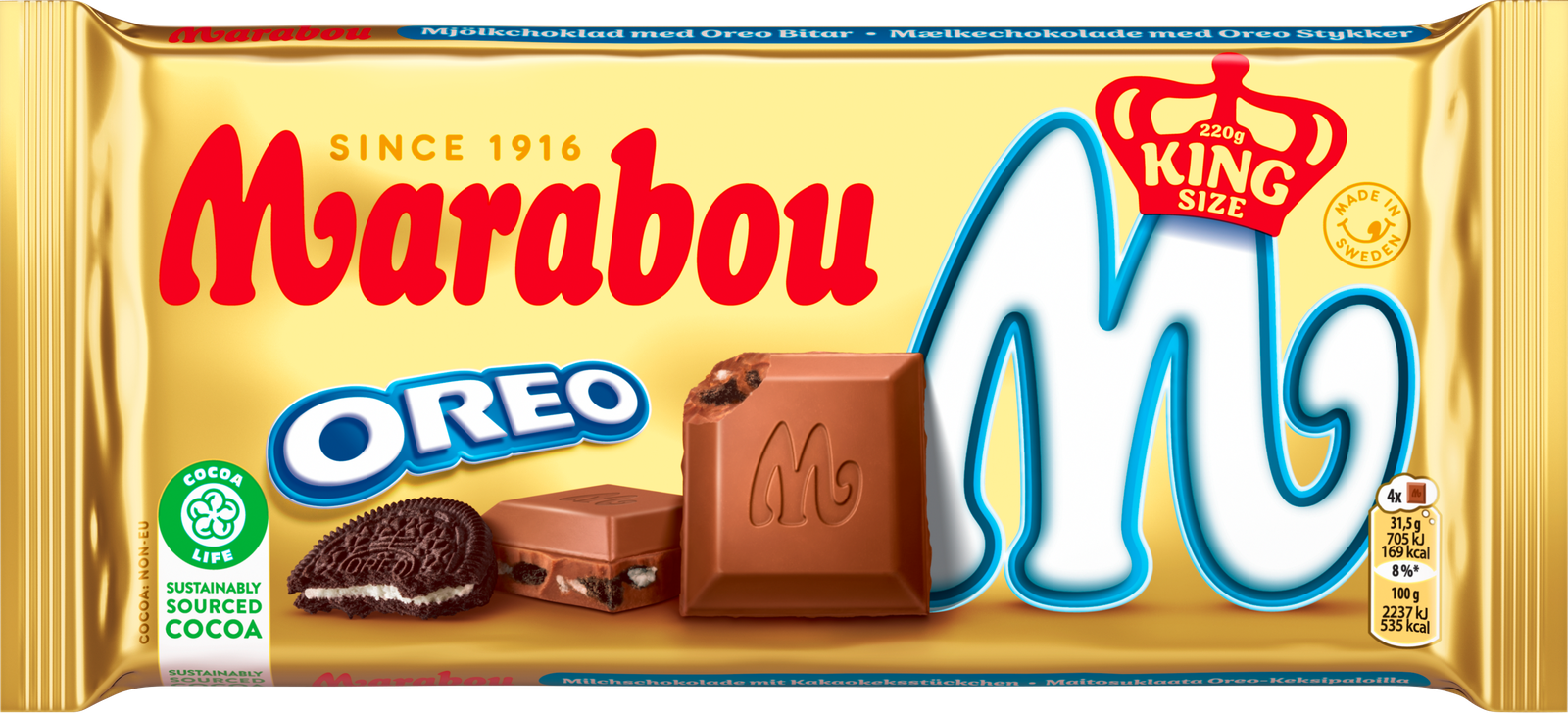 Marabou Tafel Oreo 220g