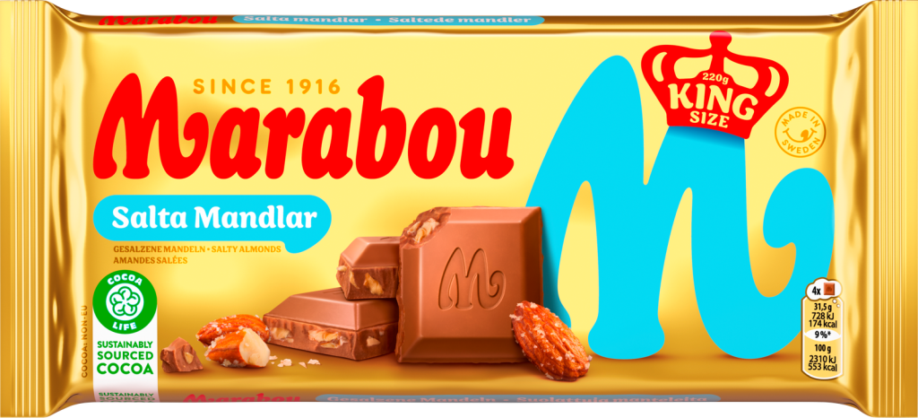 Marabou Salty Almond 220g