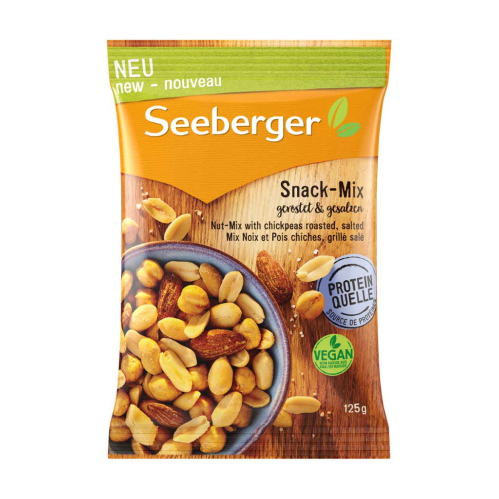 Seeberger Snack-Mix geröstet&gesalzen 125g