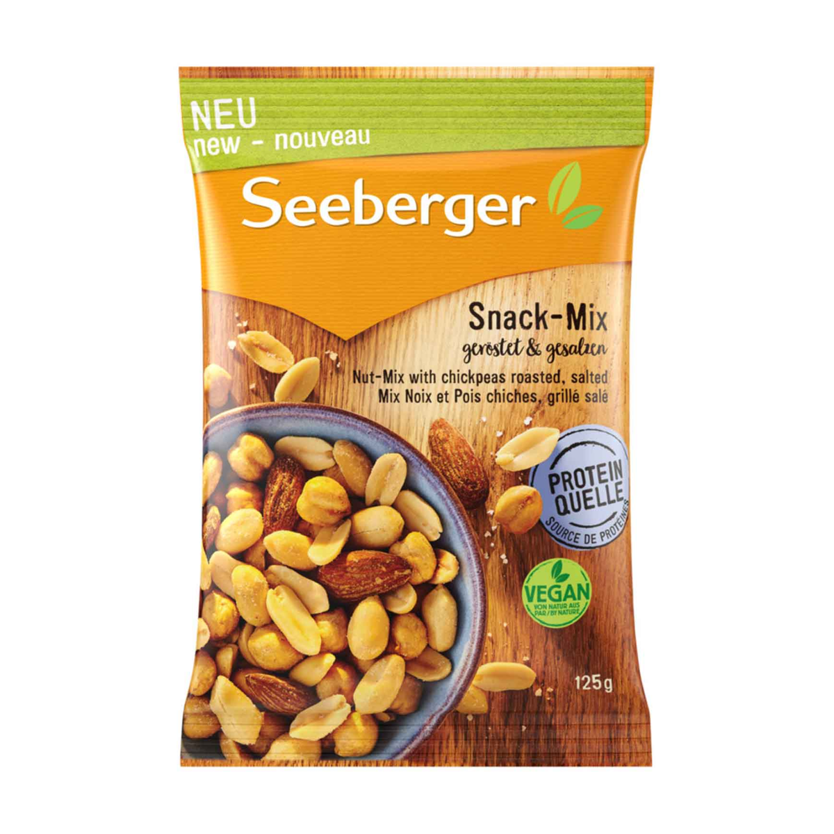 Seeberger Snack-Mix geröstet&gesalzen 125g