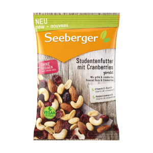 Seeberger Studentenfutter mit Cranbeeries 125g