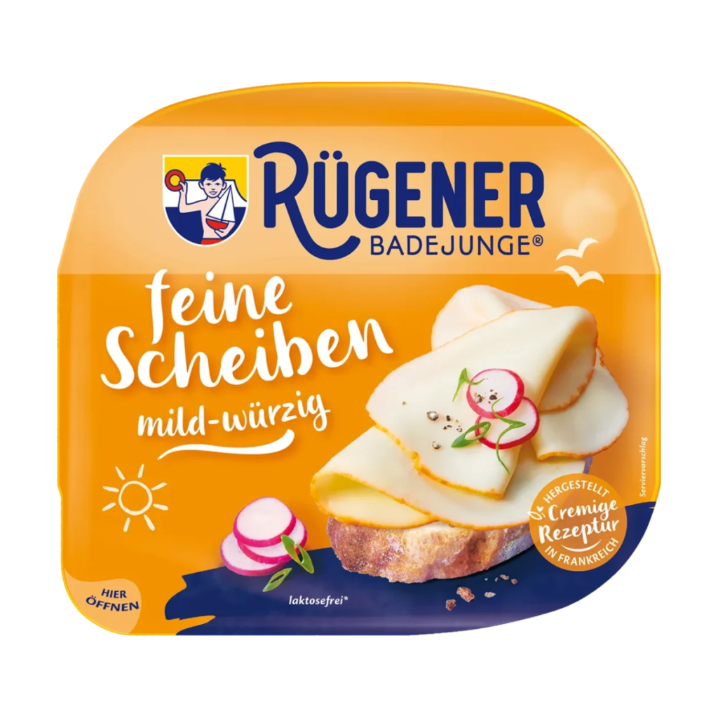 Rügener Badejunge Feine Scheiben mild-würzig 60% Doppelrahmstufe 125g