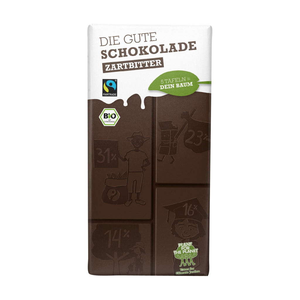 Bio Plant for the Planet Die Gute Schokolade Zartbitter 100g