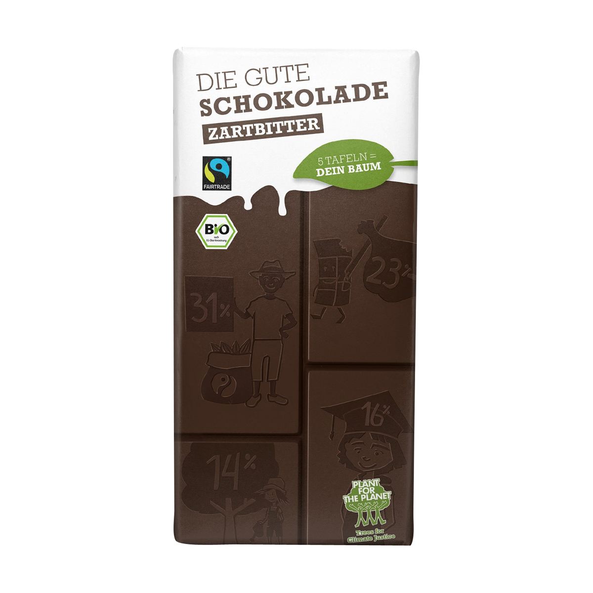 Bio Plant for the Planet Die Gute Schokolade Zartbitter 100g