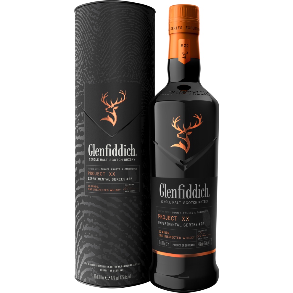 Glenfiddich XX порционный Malt виски GP 47% 0,7l