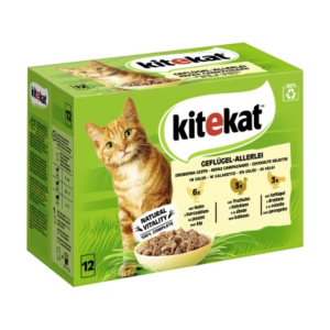 Kitekat Geflügel Allerlei in Gelee 12x85g