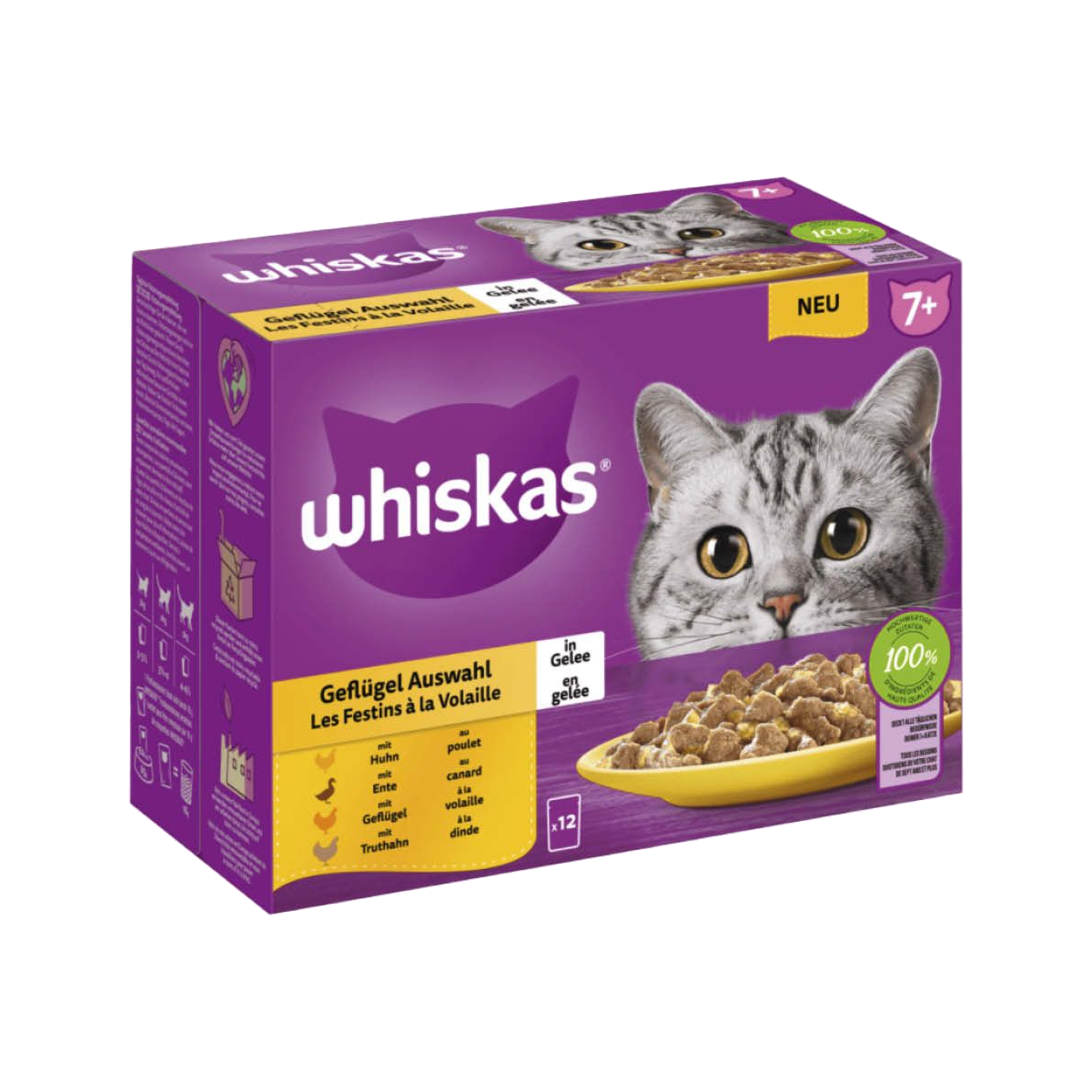 Whiskas Pure Delight Geflügel 12x85g