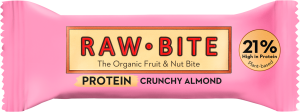 Bio Raw Bite Fruchtriegel Protein Crunchy Almond 45g