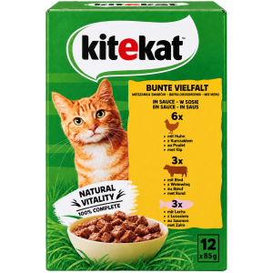 Kitekat Bunte Vielfalt in Sauce 12x85g