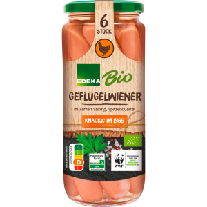 Bio EDEKA Geflügelwiener 550g