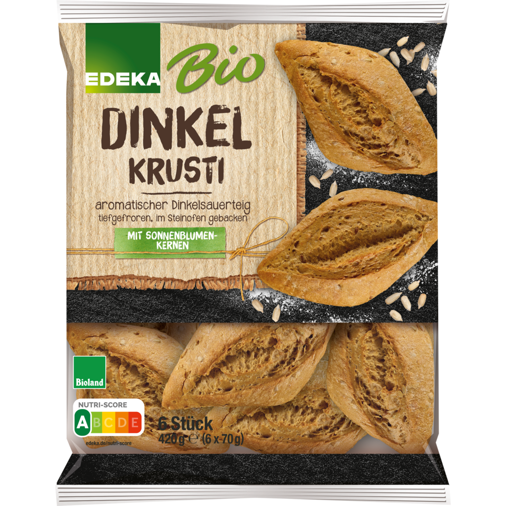 Bio EDEKA Dinkelkrusti 6x70g