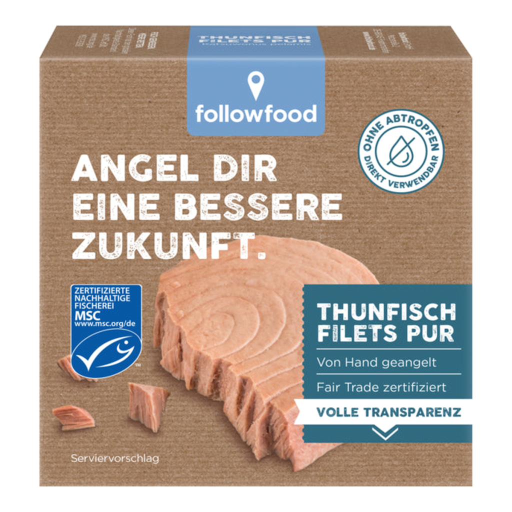 MSC Followfood Thunfisch Filets in eigenem Saft 135g