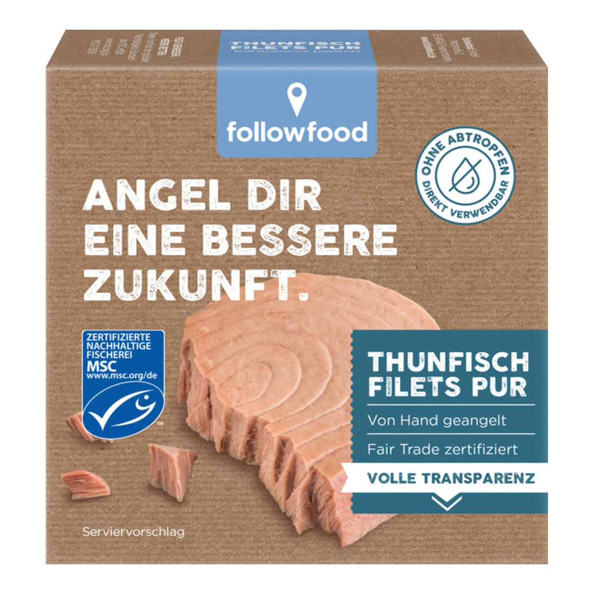 MSC Followfood Thunfisch Filets in eigenem Saft 135g