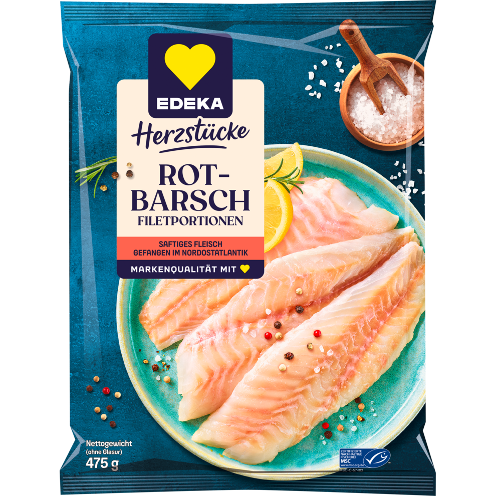 MSC EDEKA Herzstücke Rotbarschfiletportionen 475g