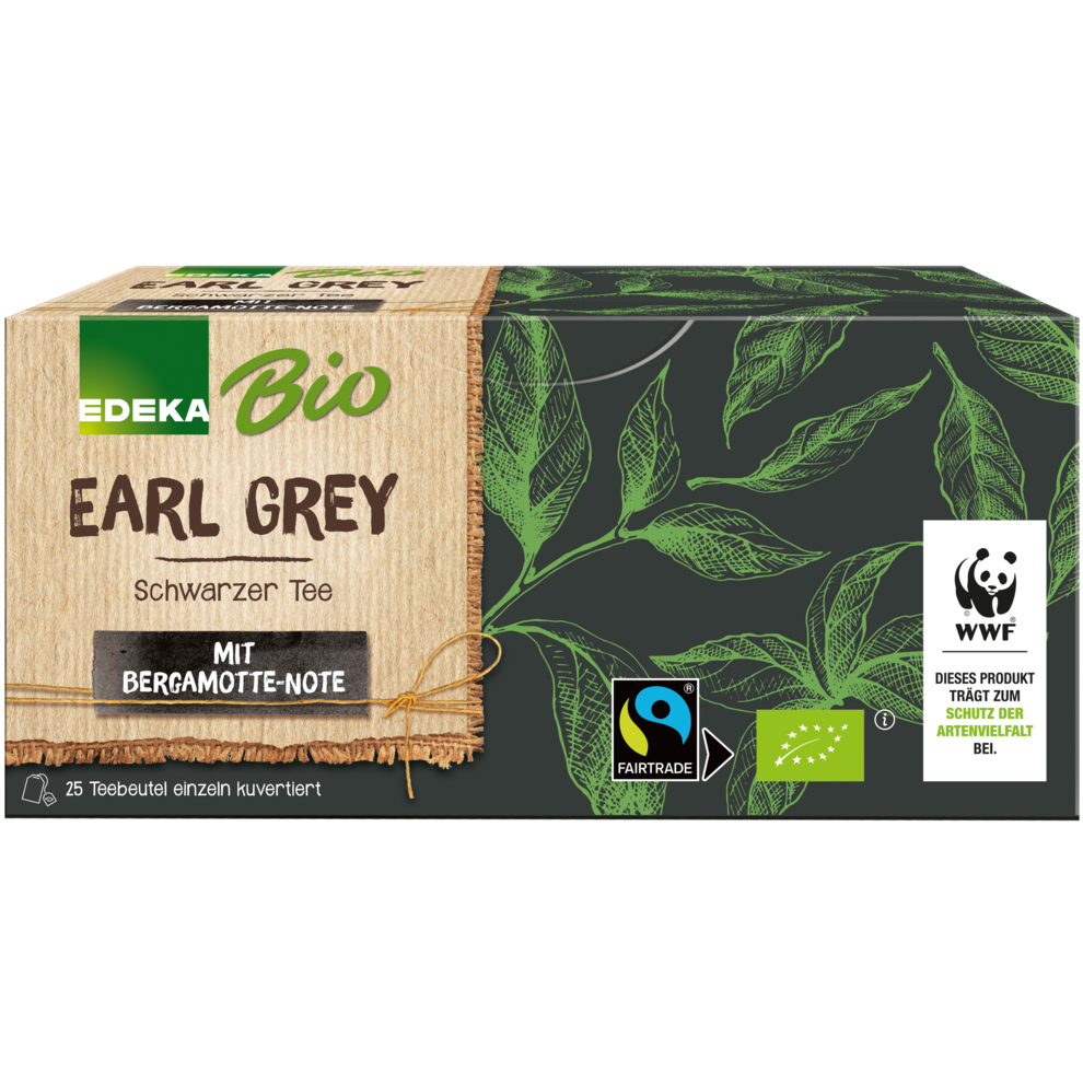 Bio EDEKA Schwarztee Earl Grey 25ST 50g
