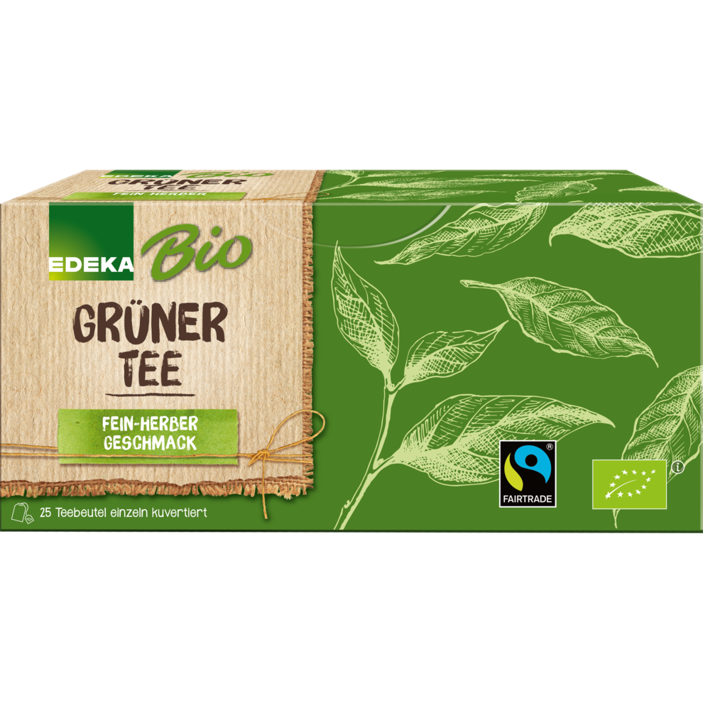 Bio EDEKA Fairtrade Grüner Tee 25ST 50g