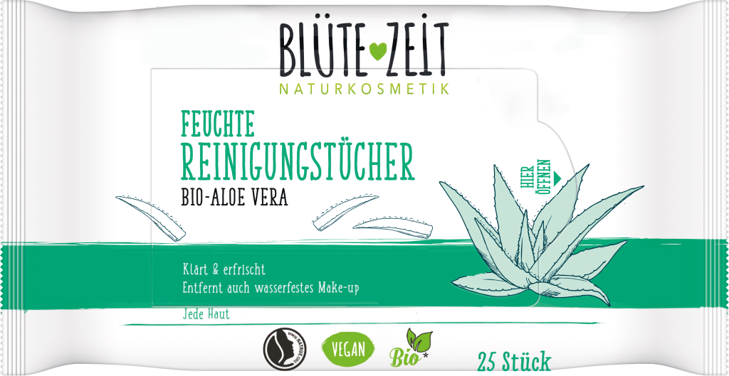 BLÜTEZEIT Gesichtsreinigungstücher 25ST