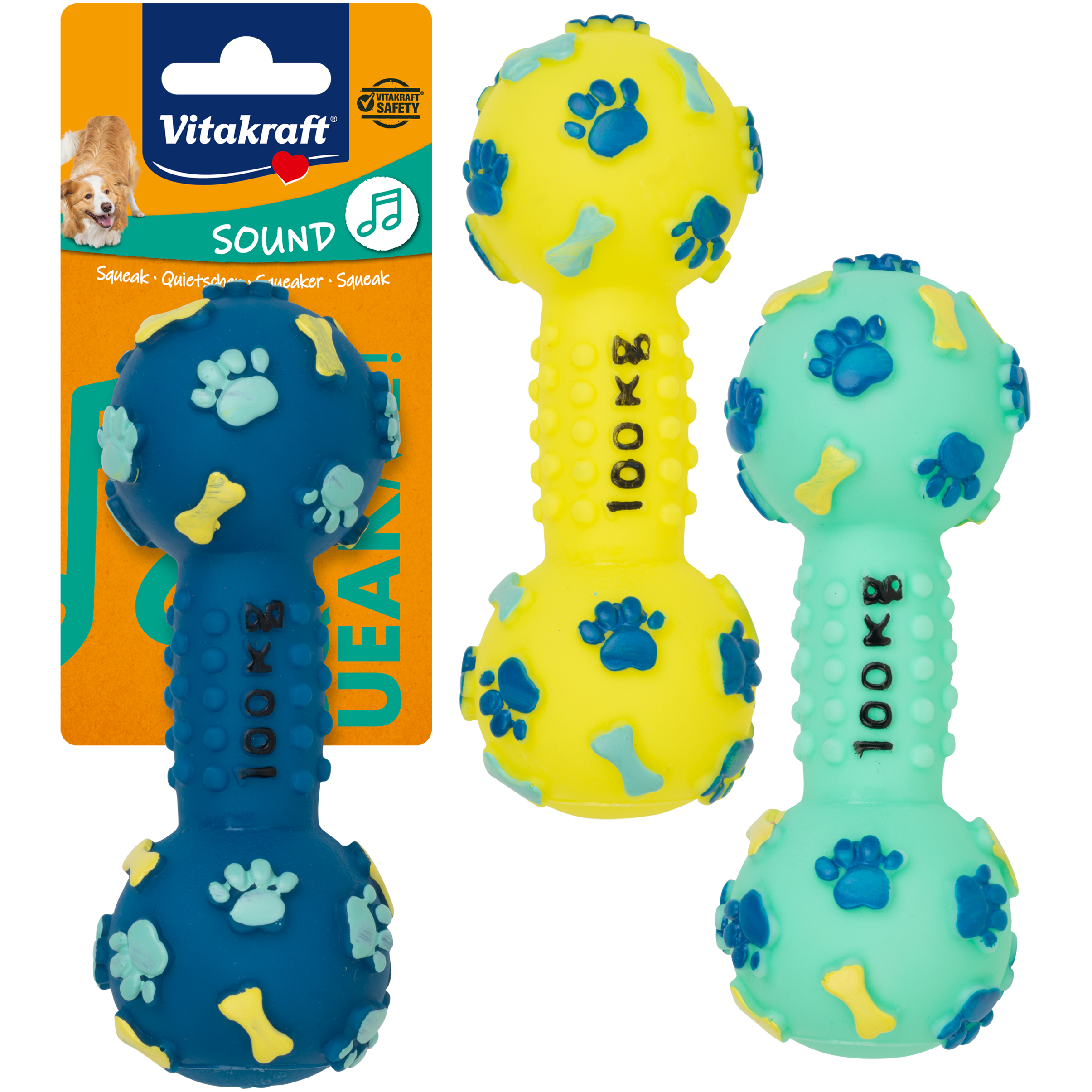 Vitakraft For You Hantel Vinyl für Hunde 15cm