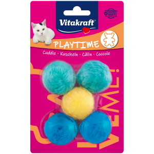 Vitakraft Plüschbälle mit Schelle 5ST