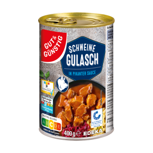 GUT&GÜNSTIG Schweinegulasch 400g QS ITW