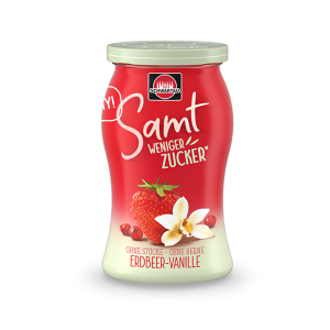 Schwartau Samt weniger Zucker Erdbeer-Vanille 255g