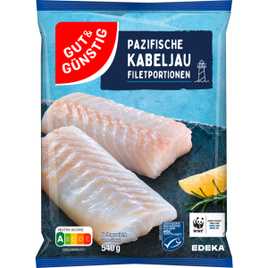 MSC GUT&GÜNSTIG Kabeljaufiletportionen 540g