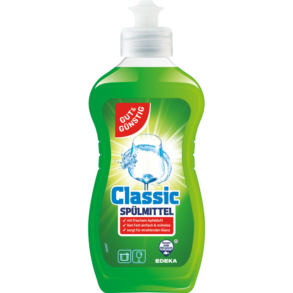 GUT&GÜNSTIG Spülmittel Classic Apfelduft 500ml