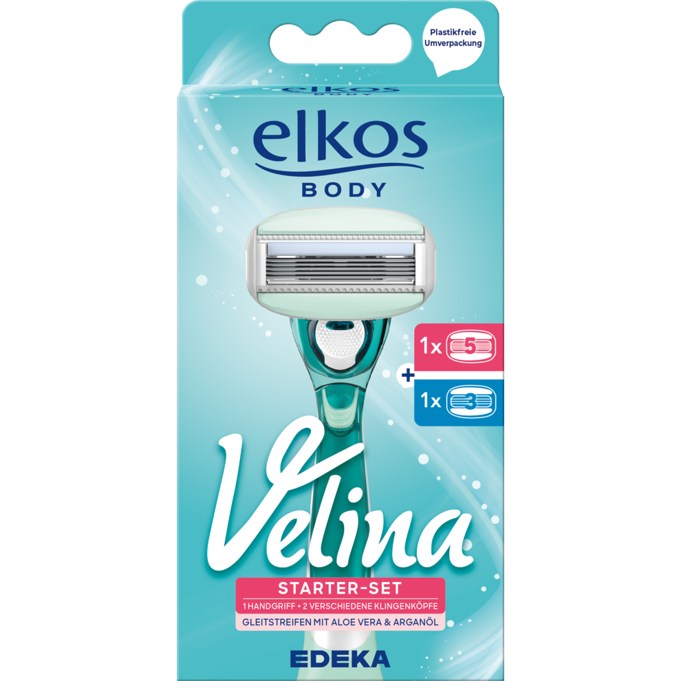 EDEKA elkos Body Damen Rasierer Starterkit