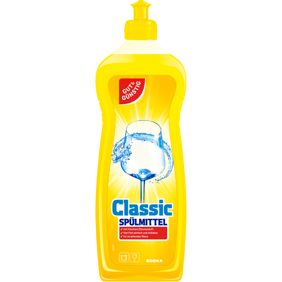 GUT&GÜNSTIG Spülmittel Classic Zitronenduft 1l