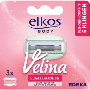 EDEKA elkos Body Damen Rasierklingen 5-Klingen 3ST