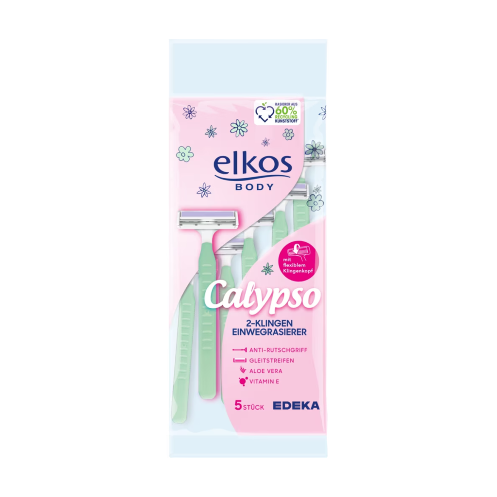 EDEKA elkos Body Einwegrasierer 2-Klingen 10ST