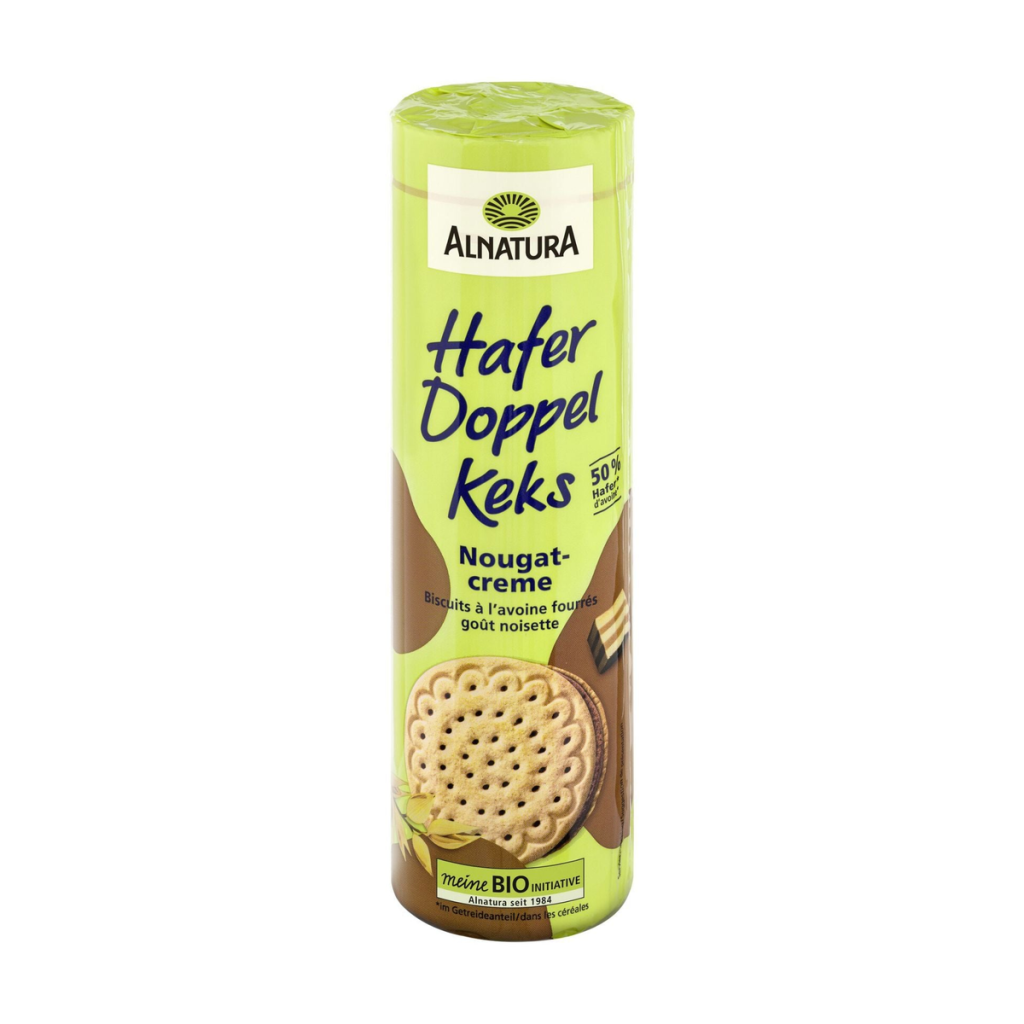 Bio Alnatura Hafer Doppelkeks Nougat 330g