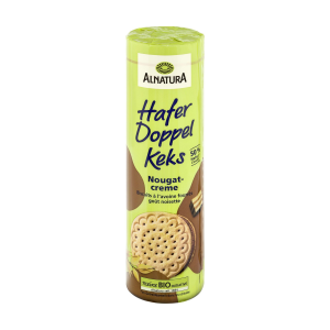 Bio Alnatura Hafer Doppelkeks Nougat 330g