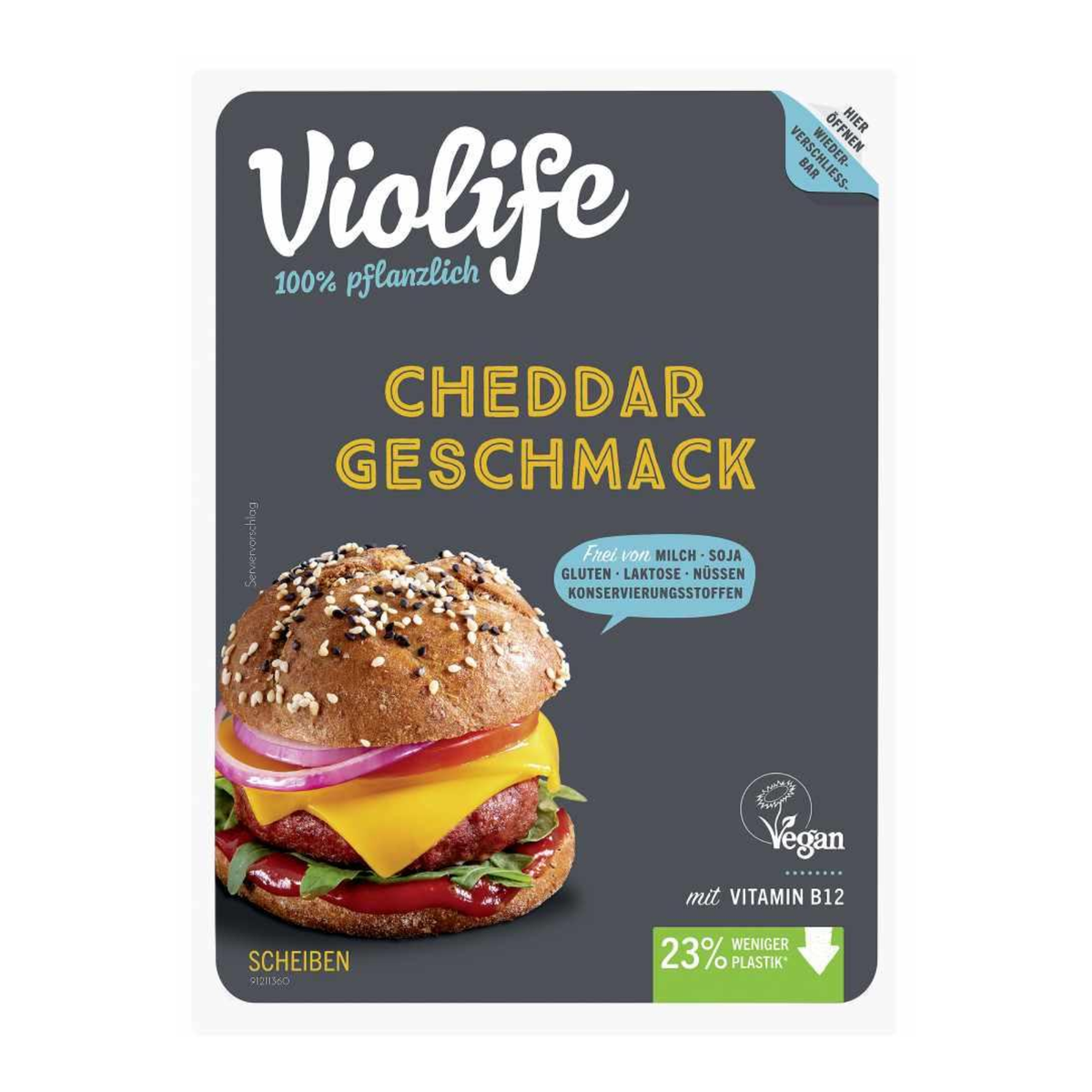 Violife Cheddar Geschmack Scheiben 140g