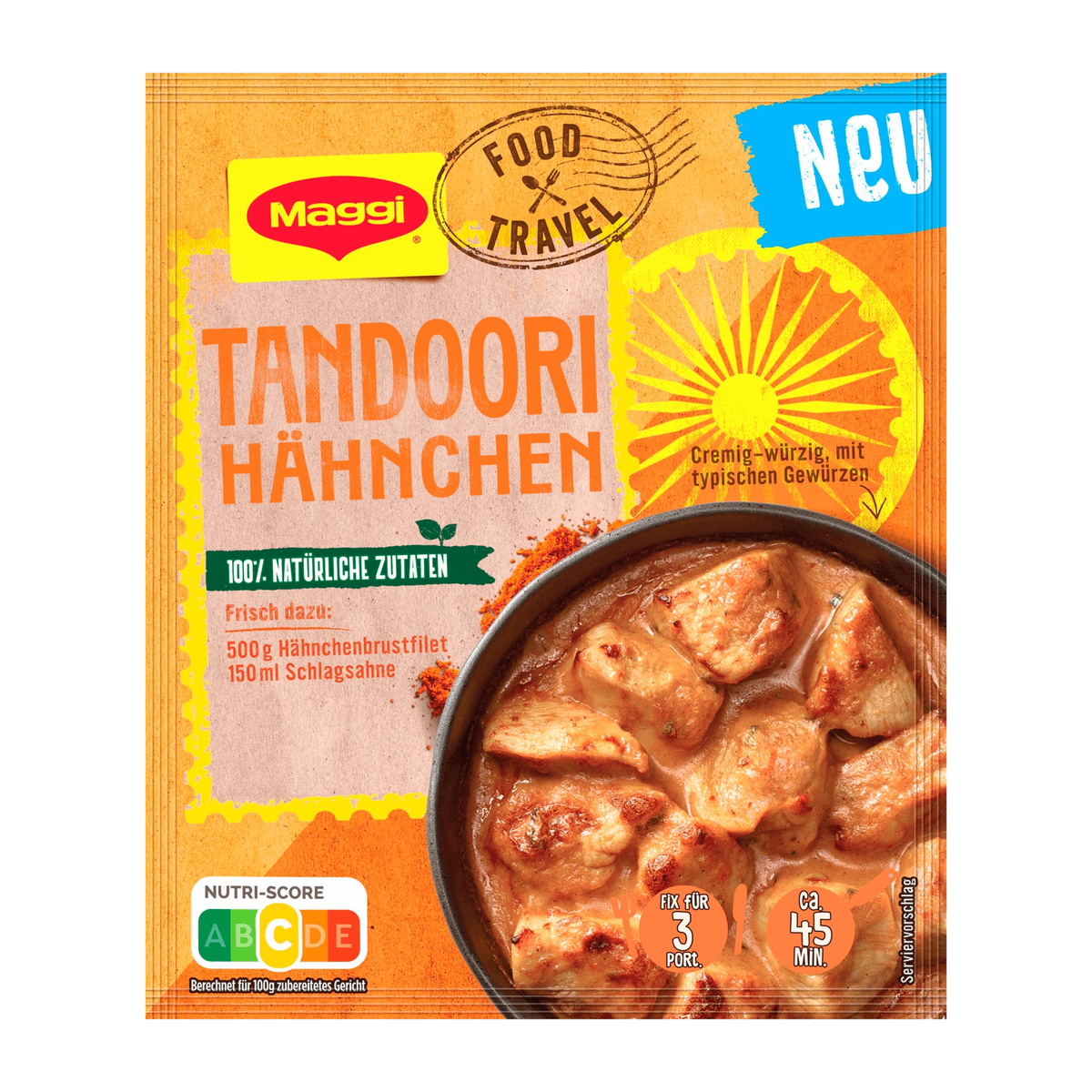 Maggi Food Travel Fix Tandoori Hähnchen 31g