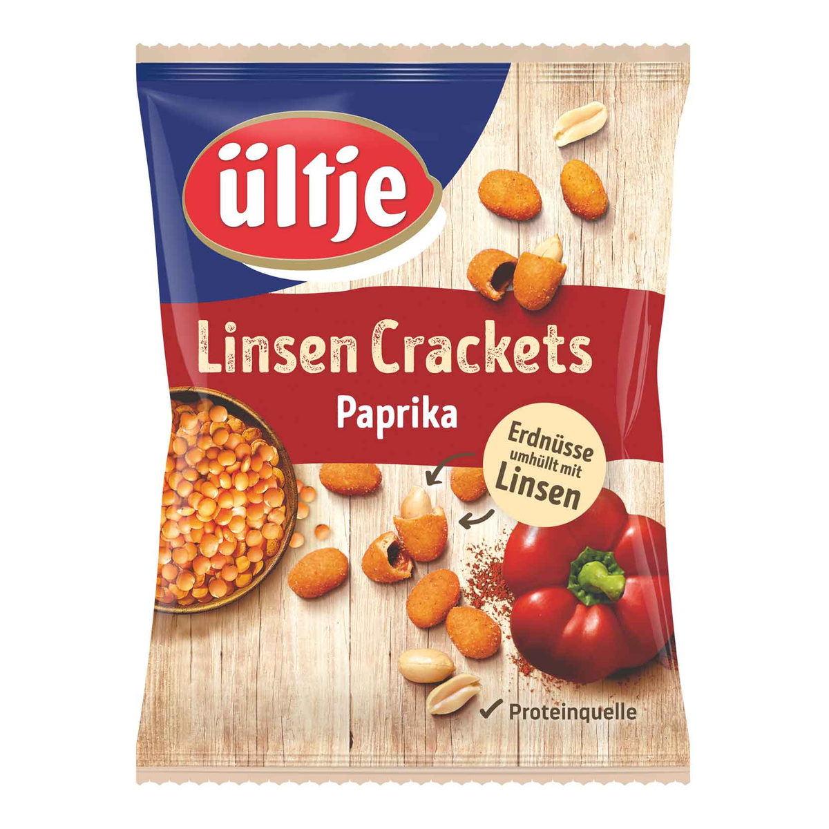 Ültje Linsen Crackets Paprika 110g