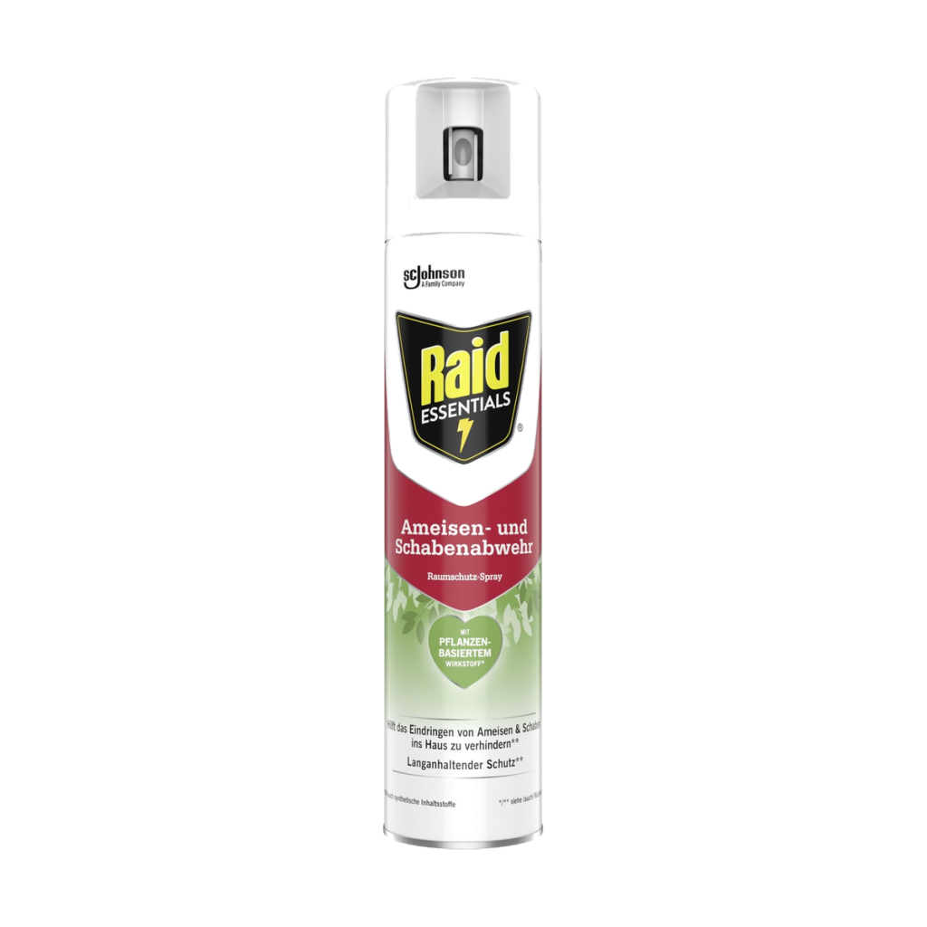 Raid Essentials Ameisen-und Schabenabwehr Raumschutz-Spray 300ml