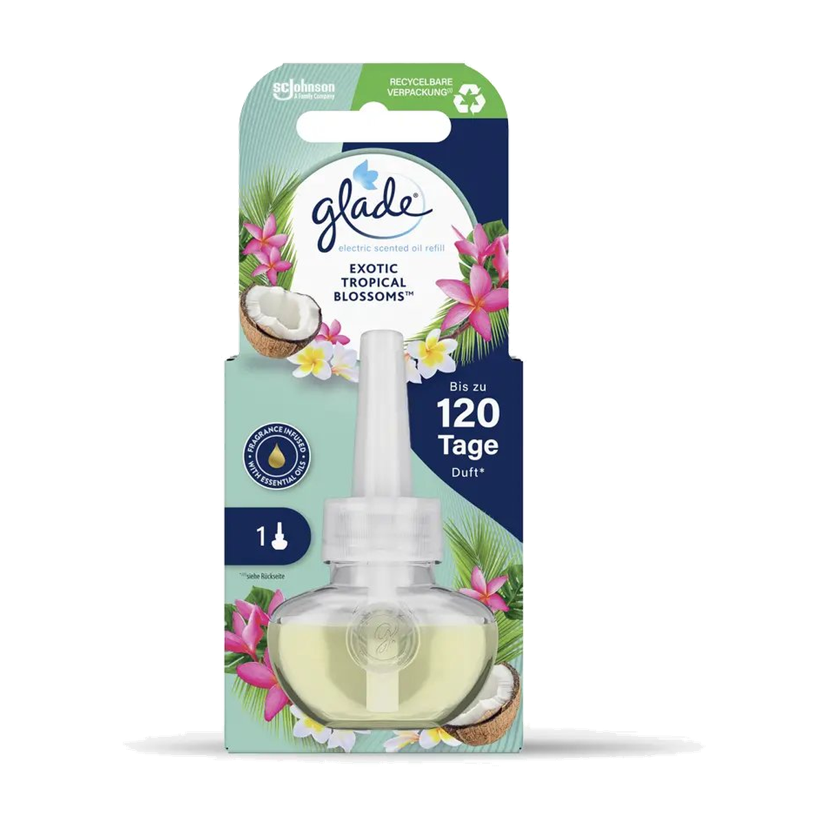 Glade Electric Scented Oil Duftstecker Exotic Tropical Blossoms NF 20ml