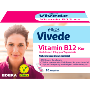 EDEKA elkos VIVEDE Vitamin B12 Kur Trinkampullen 10x8ml