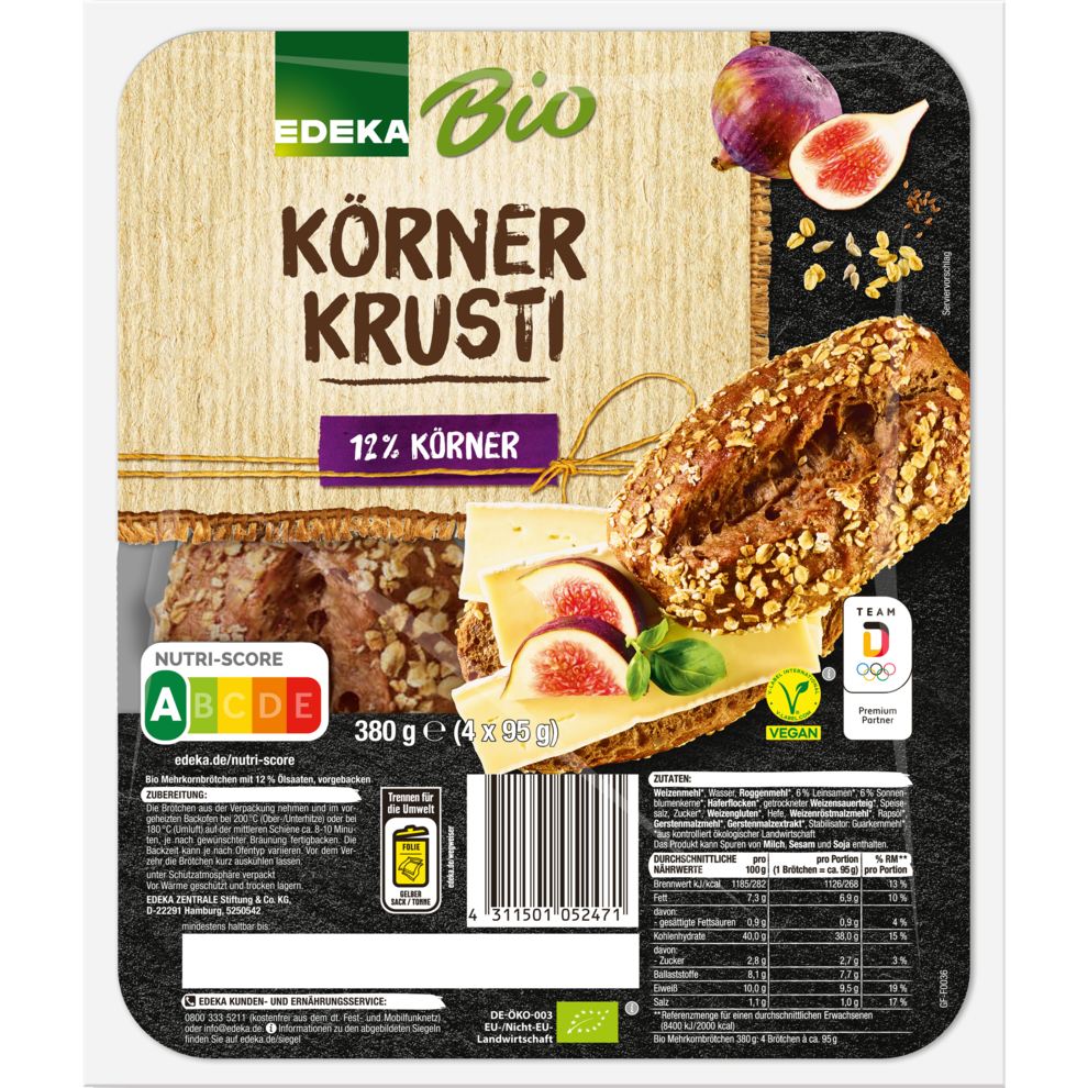 Bio EDEKA Körner Krusti 380g
